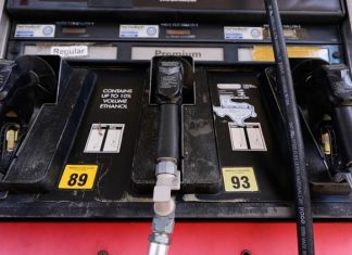Gas prices average more than $1 higher per gallon than last month