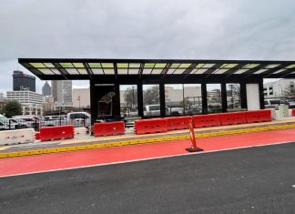 Have you noticed a red street lane in Downtown Atlanta? Here's what it's for