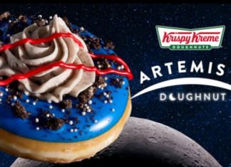 Krispy Kreme launches space-themed doughnut to celebrate Artemis II moon mission