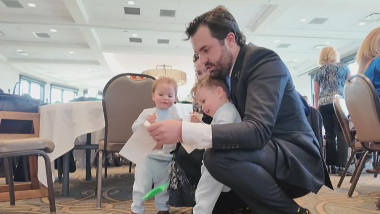Match Day: Father of twin toddlers learns that his residency program will be close to home