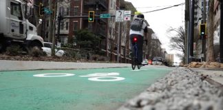 New bike lane officially opens along central Midtown artery