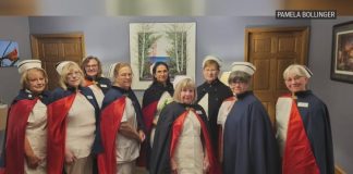 Nurses honor guard pays tribute to fallen colleagues
