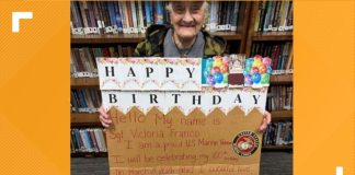 Texas veteran wishes for 100 birthday cards to mark her 100th birthday celebration