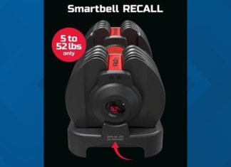 Adjustable dumbbells recalled after multiple injuries caused by dislodging weights