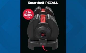 Adjustable dumbbells recalled after multiple injuries caused by dislodging weights Adjustable dumbbells recalled after multiple injuries caused by dislodging weights