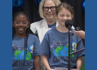 Gwinnett elementary students talk to astronaut in space during live ISS contact