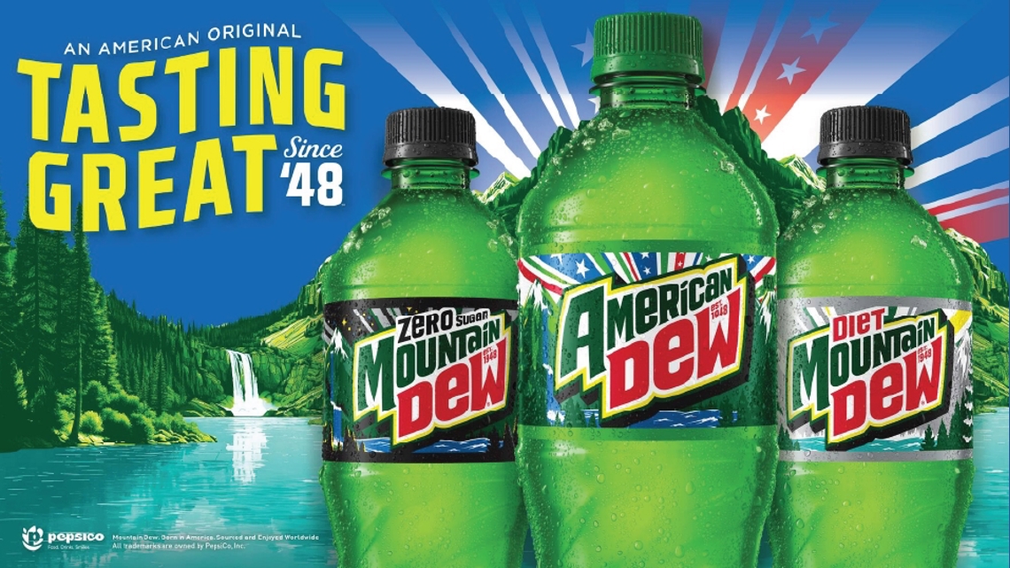 Mountain Dew goes patriotic: Iconic soda temporarily rebrands for America's 250th