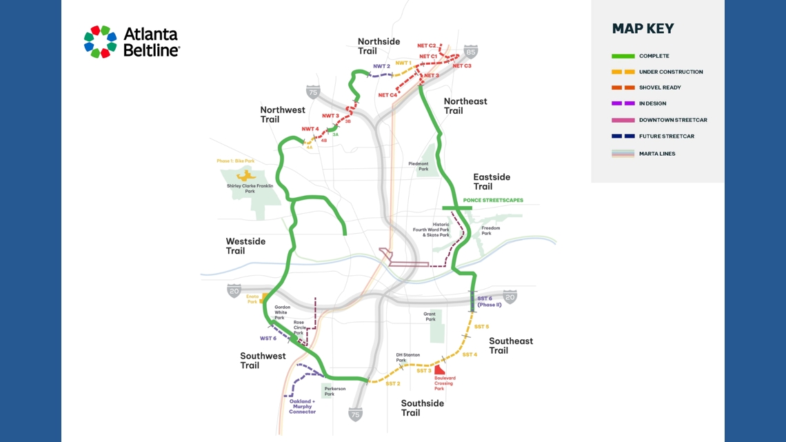The latest segment of the Atlanta Beltline is officially open