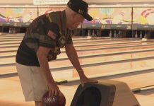Veteran celebrates 99th birthday at the bowling alley Veteran celebrates 99th birthday at the bowling alley