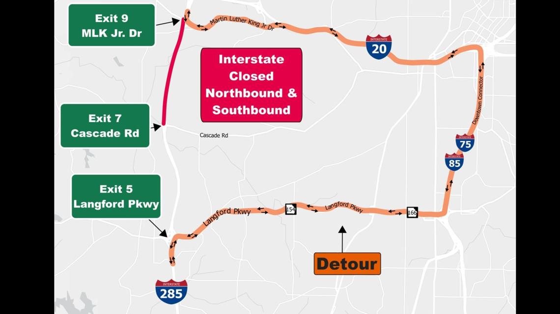 Atlanta travelers brace for a major I-285 shutdown this weekend