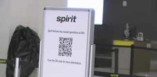 Family struggles to locate missing bags amid Spirit Airlines shutdown