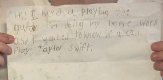 Ohio girl's paper airplane song request to a neighbor she never met touches millions